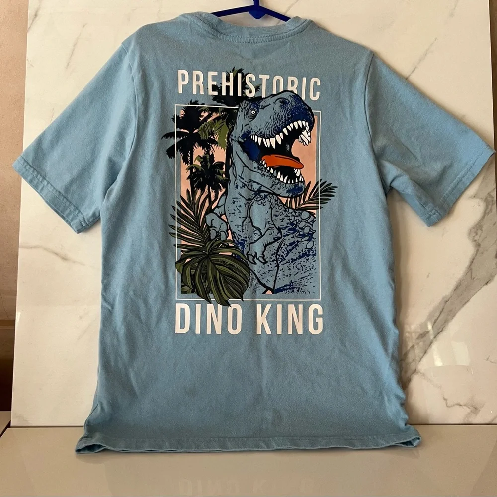 Garanimals light blue boys shirt short sleeves - Picture 4 of 14